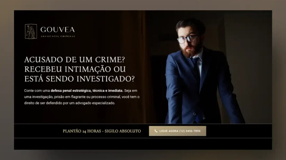 landing page para advogado